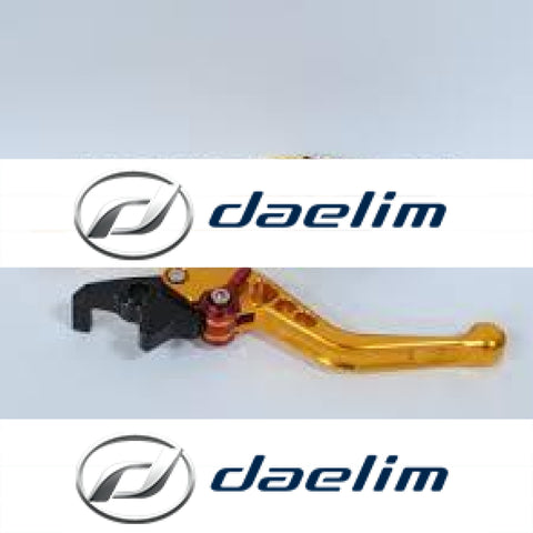 Adjustable Folding Brake & Clutch Levers Gold Daelim S3 125 250