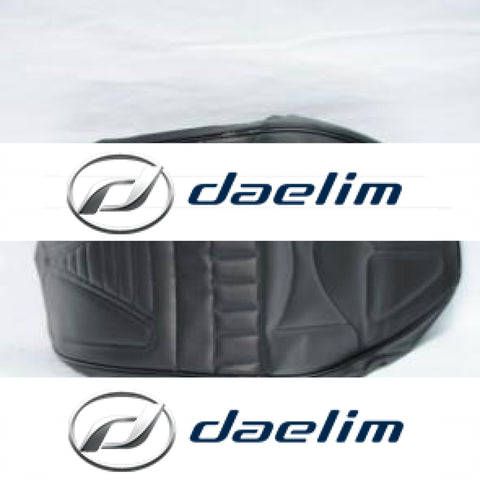 Black Seat Cover Replacement Cinch Tie Daelim Sj50 A-Four
