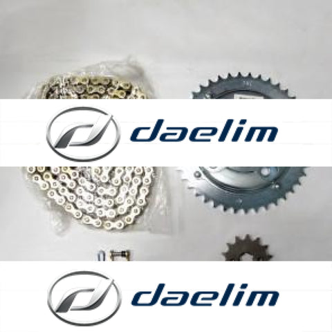 Genuine 428X146 O-Ring Drive Chain & Sprockets Kit Daelim Vl 125 Daystar