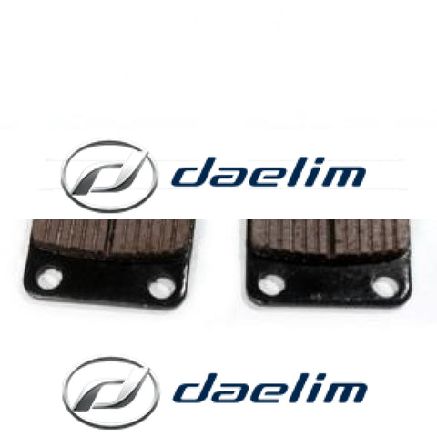 Genuine Brake Pad Set Daelim Sl125 Vc125 Vs125 Sn125 Sg125 Sq125 S1 125 Ns125