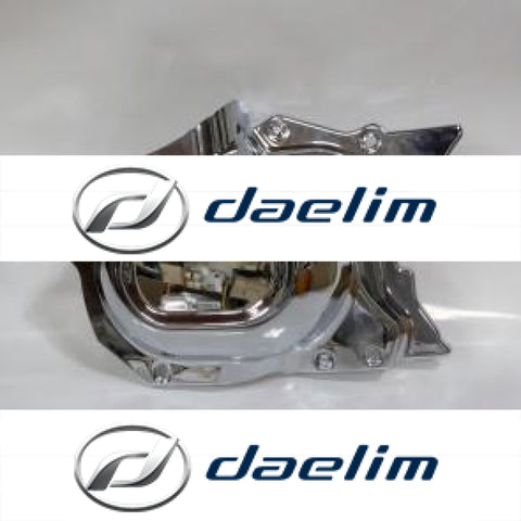 Genuine Chrome Battery Box Side Cover Right Daelim Vl125 Daystar 125