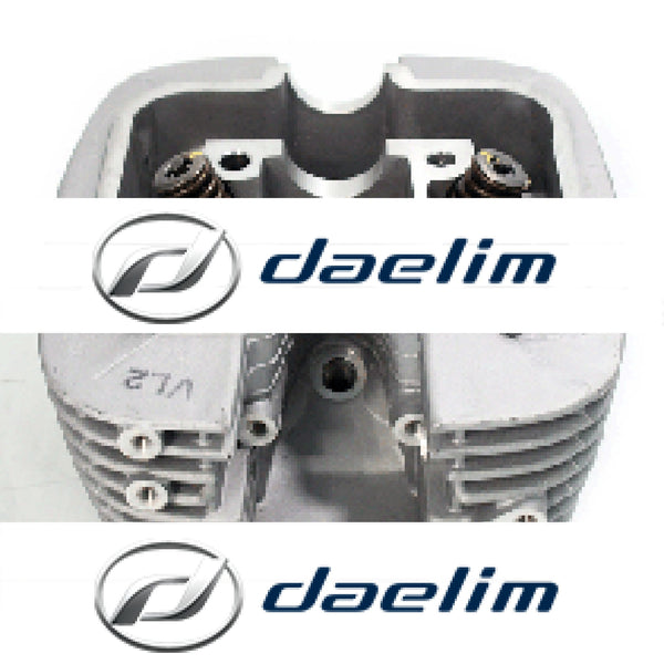 Genuine Engine Cylinder Head Assy Silver Carby Newer Models Daelim VL1 ...