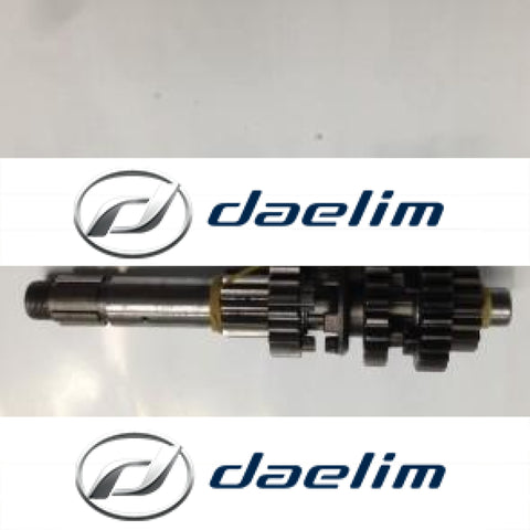 Genuine Engine Main Shaft Transmission Assy Daelim Vl125 Vj125 Vt125