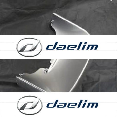 Genuine Front Fender Lower Legshield Silver Daelim S2 125 250