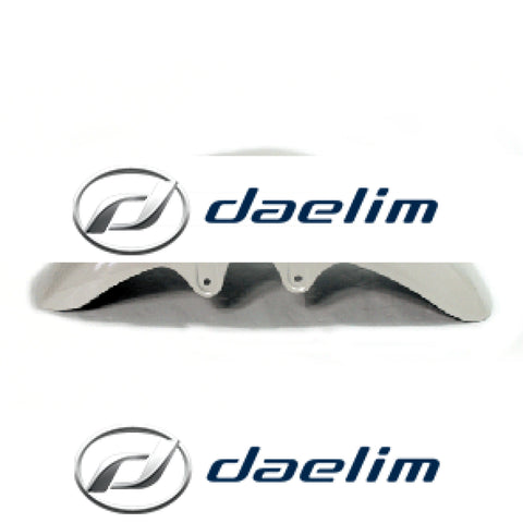 Genuine Front Fender White Daelim B-Bone