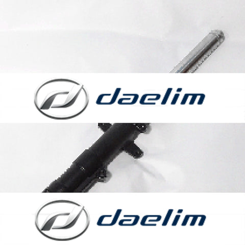 Genuine Front Fork Suspension Left Black Daelim Sn 125 B-Bone