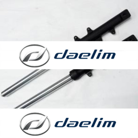 Genuine Front Forks Suspension Set Black Daelim Vjf250