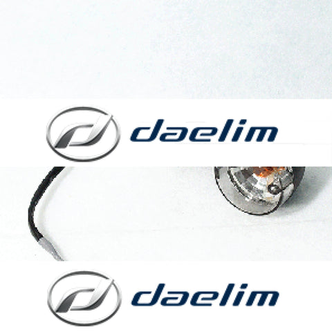 Genuine Front Left Turn Signal Clear Lens Daelim Vj125 (Fits Sl125)
