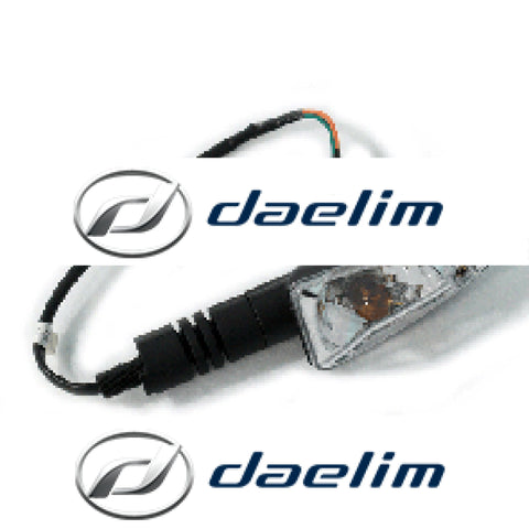 Genuine Front Left Turn Signal Clear Lens Daelim Vjf125 Vjf250