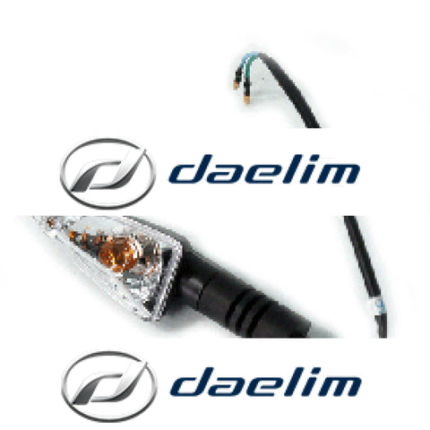 Genuine Front Right Turn Signal Clear Lens Daelim Vjf125 Vjf250