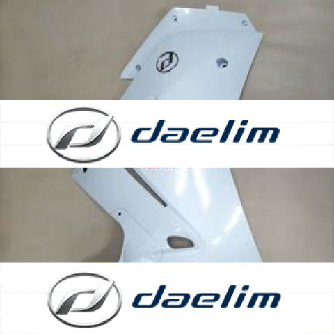 Genuine Lower Right Fairing Cowl White (B) Daelim Vjf250